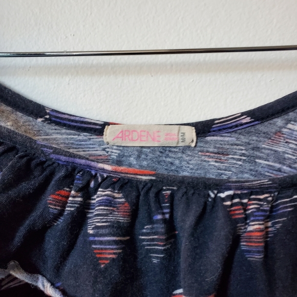 Blue/Navy Printed Ardene Tank Top - Size M - Picture 2 of 6